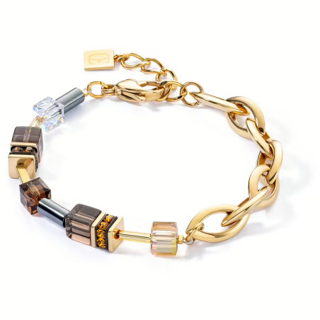 Coeur de Lion - Bracelet Geocube multicolore - Ref 4524/30-1116