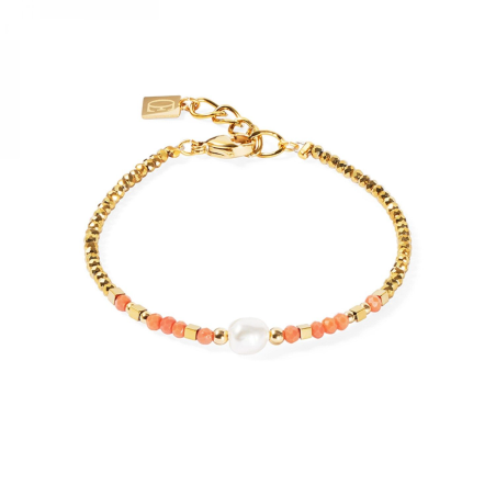 Coeur de Lion - Bracelet Geocube rose jaune - Ref 4358/30-0323