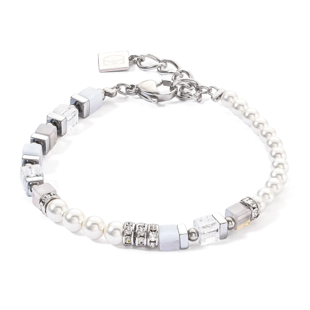 Coeur de Lion - Bracelet Geocube bleu clair - Ref 4354/30-0720
