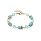 Coeur de Lion - Bracelet Geocube rose acier blanc - Ref 4020/30-0533