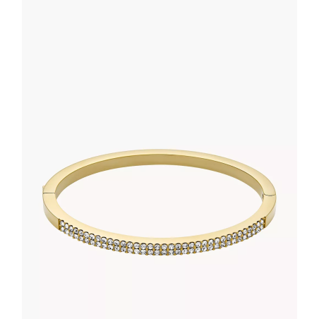 Fossil - Bracelet Jonc multicolore acier doré - Ref JF04862710