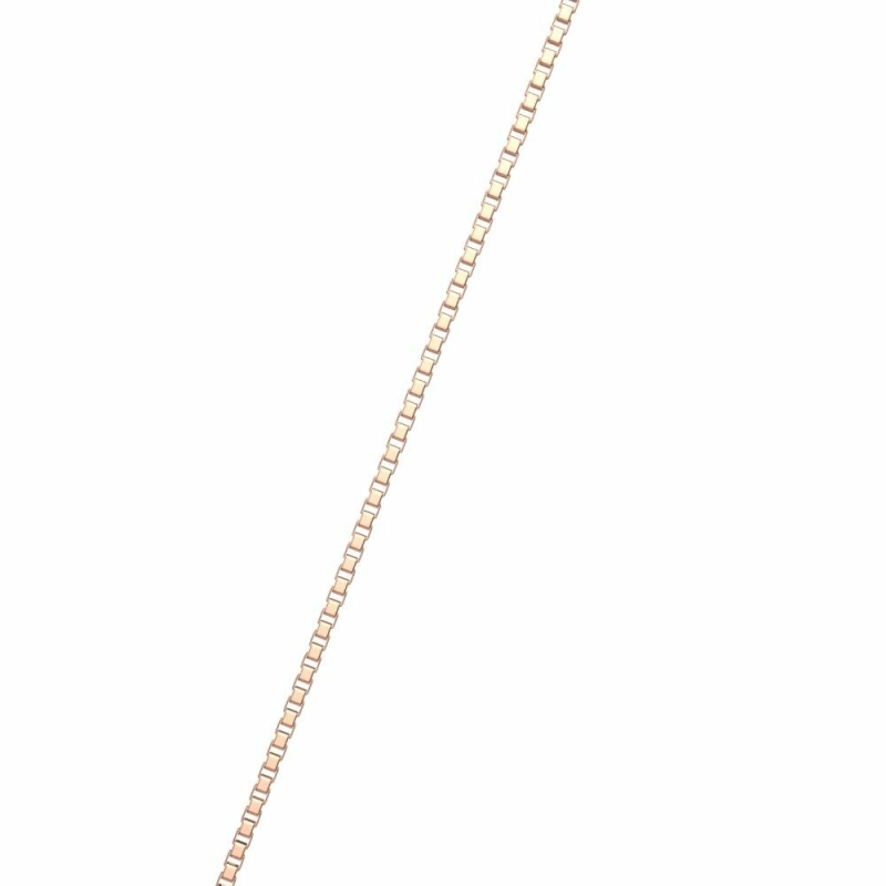 Les Georgettes - Collier chaîne vénitienne rose - Ref 70392114000_080