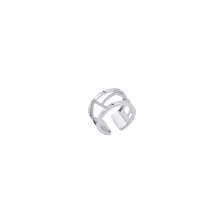 Les Georgettes - Bague Girafe argenté 12mm - T52 - Ref 70314411608_052