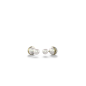 Guess - Boucles d'oreilles Clous nacre et acier doré - Ref JUBE04446JWYG
