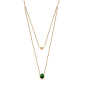 Skagen - Collier double rang acier doré - Ref SKJ1855710