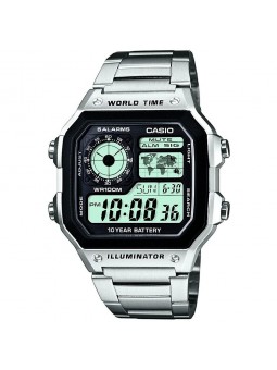 Montre Homme CASIO Bracelet Acier - AE-1200WHD-1AVEF