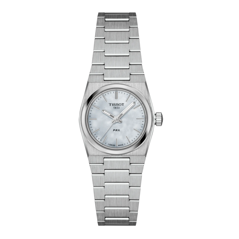 Montre Femme Tissot PRX nacre blanche bracelet acier - Réf. T1370101111100