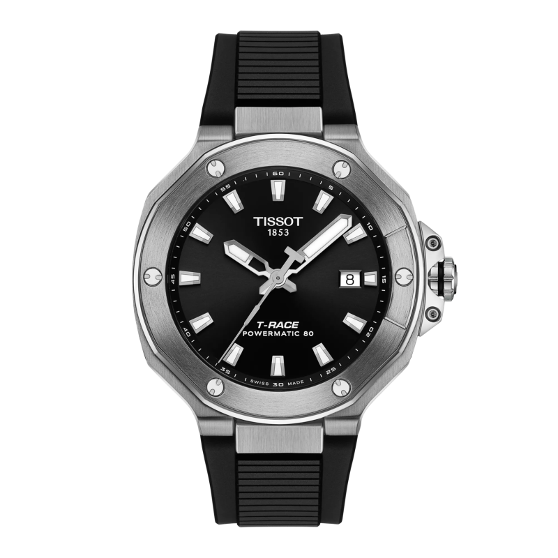 Montre Homme Tissot T-Race automatique noir bracelet silicone - Réf. T1418071705100