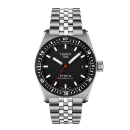 Montre Homme Tissot PR516 automatique noir bracelet acier - Réf. T1494071105100