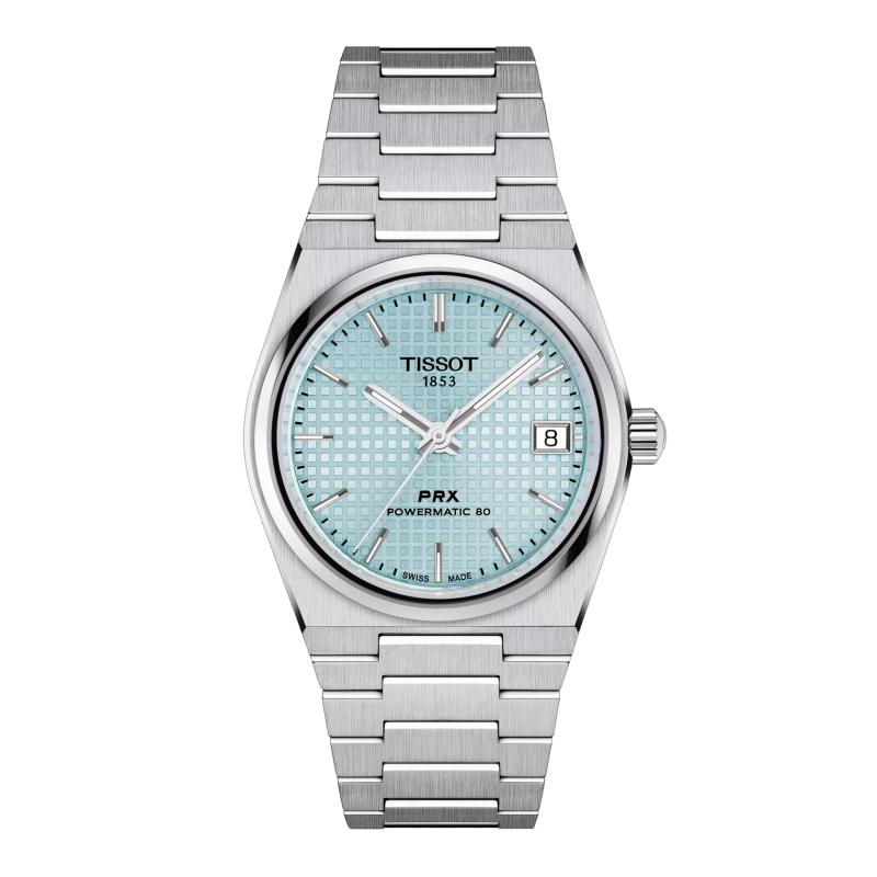 Montre Femme Tissot T-My Lady automatique bleu clair bracelet acier - Réf. T1320071135100