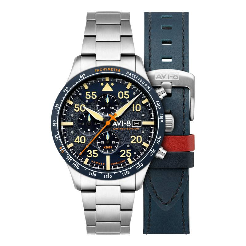 AVI8 - Hawker Hurricane 90Th Anniversary Chronograph Limited Edition Blue Horizon AV-4130-22