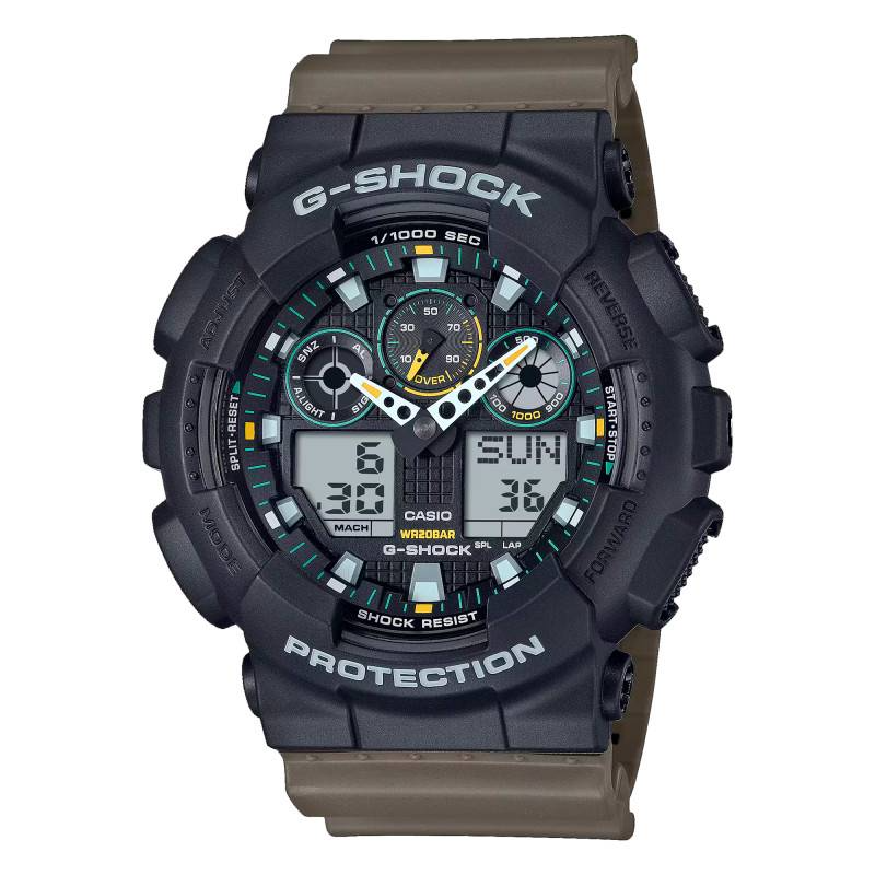 Casio - Montre Capsule Two Tone Utility Colours GA-100TU-1A3ER