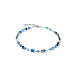 Coeur de Lion - Collier GeoCube Hématite 2638/10-0712