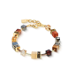 Coeur de Lion - Bracelet GeoCube Iconic marron 2838/30-1011