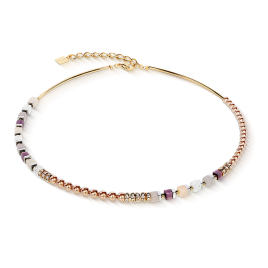 Coeur de Lion - Collier Precious Fusion Offset acier doré 4354/10-1208