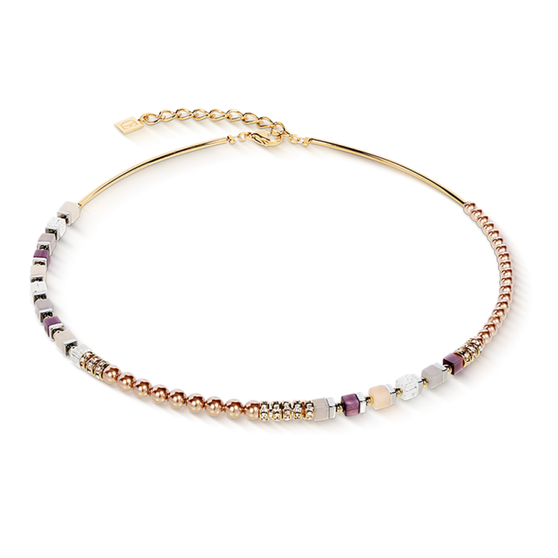 Coeur de Lion - Collier Precious Fusion Offset acier doré 4354/10-1208