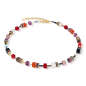 Coeur de Lion - Collier Geocube Iconic Precious Festive Red 4905/10-0316