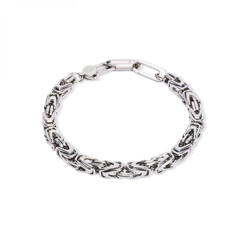 Coeur de Lion - Bracelet acier argenté Snake Chain 0912/30-1700