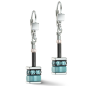 Coeur de Lion - Boucles d'oreilles Geocube Sparkling Classic acier argenté et cristaux bleu 4409/20-2011 Coeur de Lion - Boucles d'oreilles Geocube Sparkling Classic acier argenté et cristaux bleu 4409/20-2011