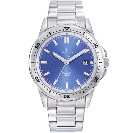 Certus - Montre homme cadran bleu 616567