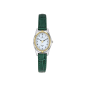 Certus - Montre Femme Quartz Bicolore - Bracelet cuir Vert 645372