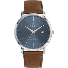Certus - Montre Homme Quartz 39 mm Cuir Marron 611054