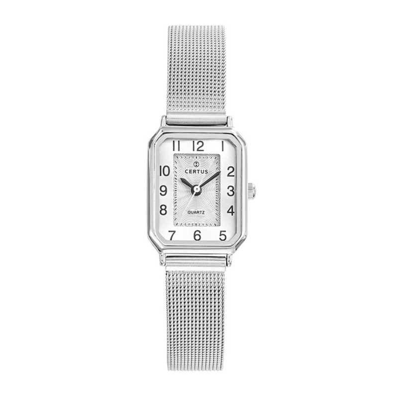 Certus - Montre Femme Quartz Rectangulaire Argenté 641408