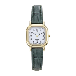 Certus - Montre Femme Quartz Dorée 23 mm Cuir vert 646606