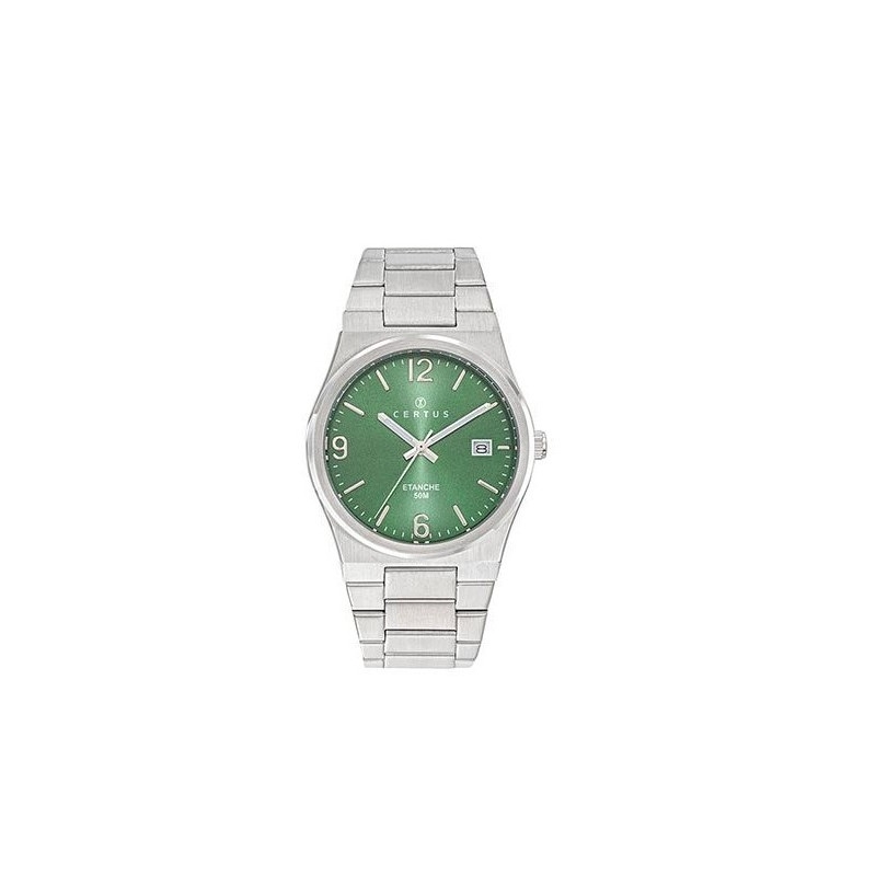 Certus - Montre Homme Quartz 38 mm Acier Cadran Vert 616521