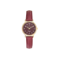 Certus - Montre Femme Quartz Dorée 27 mm Cuir Rouge 646609