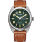 Citizen - Montre Homme Eco-Drive Titane 42 mm Cuir Brun BM8560-11XC Citizen - Montre Homme Eco-Drive Titane 42 mm Cuir Brun BM8560-11XC