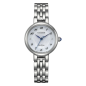 Citizen - MontreFemme L Solaire 28 mm cadran blanc Acier Saphir EM0990-81A