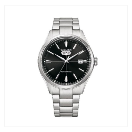 Citizen - Montre Homme Automatique Acier Cadran Noir NH8391-51AE