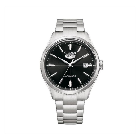 Citizen - Montre Homme Automatique Acier Cadran Noir NH8391-51AE