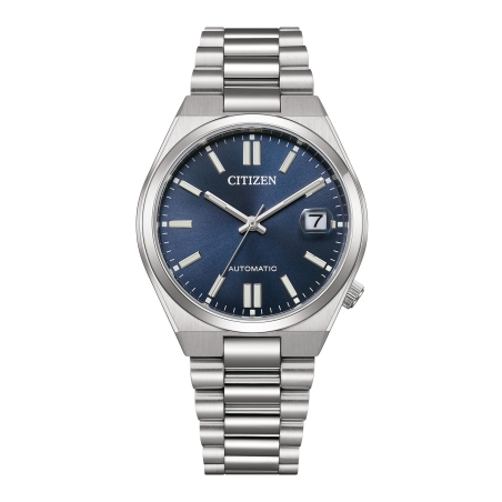 Citizen - Montre homme TSUYOSA Automatique 37 mm cadrab Bleu Marine NJ0200-50M