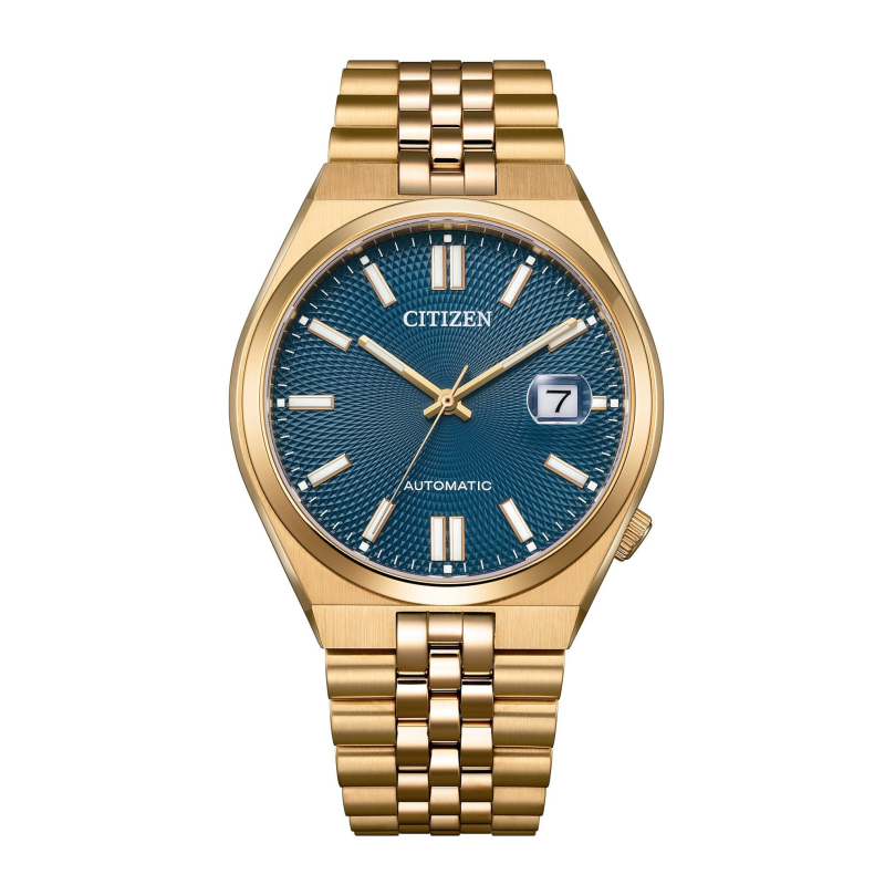Citizen - Montre Homme Tsuyosa 60 Automatique 40 mm Bleu cendré NK0023-57L