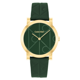 Calvin Klein - Montre Femme 25100129 Vert Or 32 mm