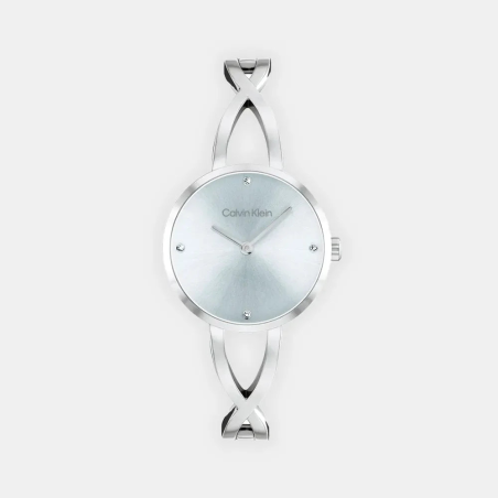 Calvin Klein - Montre femme Sculpted Embrace argenté 25100058