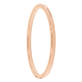 Calvin Klein - Bracelet Jonc Calvin Klein Soft Squares Acier doré Rose 35000456