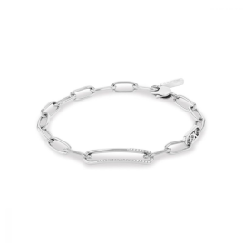 Calvin Klein - Bracelet Timeless Asymmetrical Elegance en Acier 18,50 cm 35000542