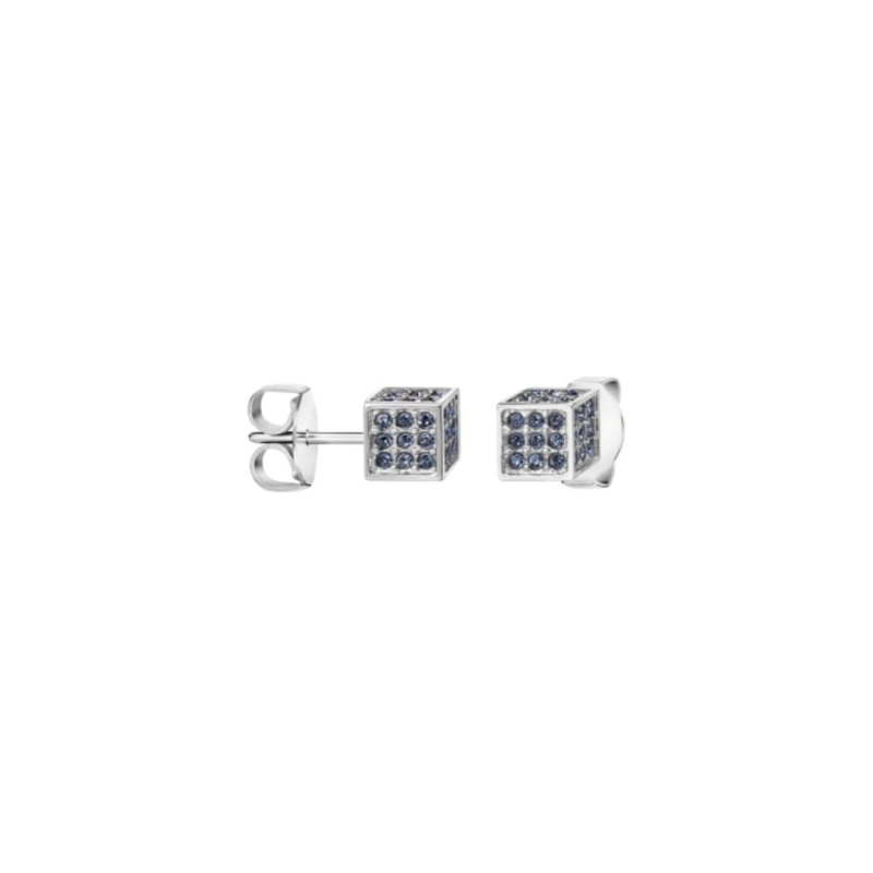 Calvin Klein - Boucles d'oreilles Clous acier Rocking cristaux noirs KJ9CAE040100
