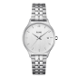 Cluse - Montre homme Minuit Date 34 mm Acier Cadran Gris Brossé CW14303