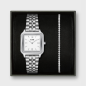 Cluse - Coffret CLUSE Gracieuse cadran carré et Tennis Bracelet Zircons CG11902
