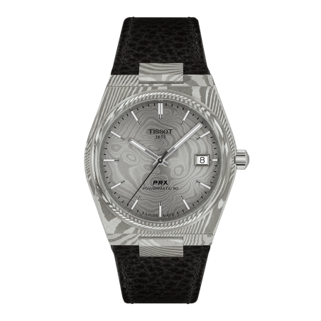 Tissot - Montre homme PRX Powermatic 80 Acier Damas Auto 80h T1378079608100