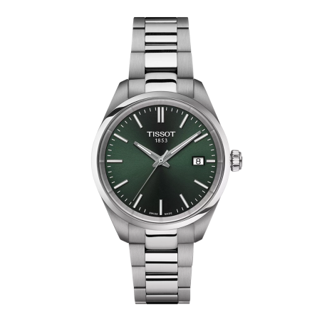 Tissot - Montre homme PR 100 Quartz Acier 100 m Swiss Made cadran vert T1502101109100