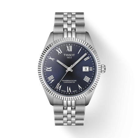 Tissot - Montre homme Ballade cadran bleu Powermatic 80 T1564081104300