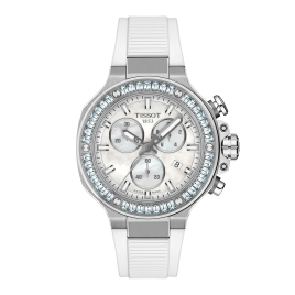 Tissot - Montre femme T-Race Chronograph 38 mm Acier T1418179711100
