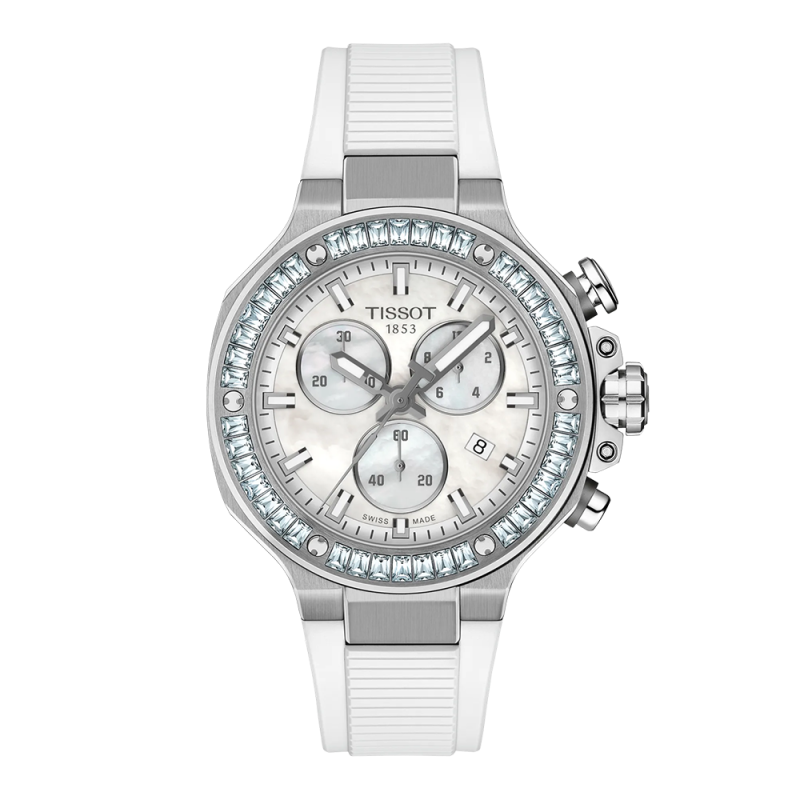 Tissot - Montre femme T-Race Chronograph 38 mm Acier T1418179711100 Tissot - Montre femme T-Race Chronograph 38 mm Acier T1418179711100