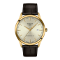 Tissot - Montre homme Classic Dream Automatique PVD doré Bracelet Cuir T1584073626100