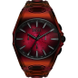 Diesel - Montre homme D-Curve DZ4693 Chrono acier cadran et bracelet rouge Diesel - Montre homme D-Curve DZ4693 Chrono acier cadran et bracelet rouge